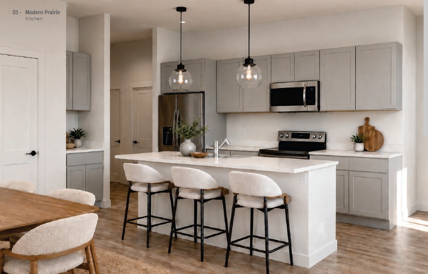 Modern Prairie kitchen — package reference — 4555 NW 35th Place Rd