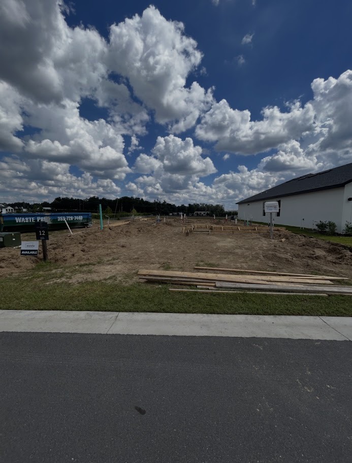 Lot 12 — construction progress, October 1, 2026 — 3571 NW 45th Ave